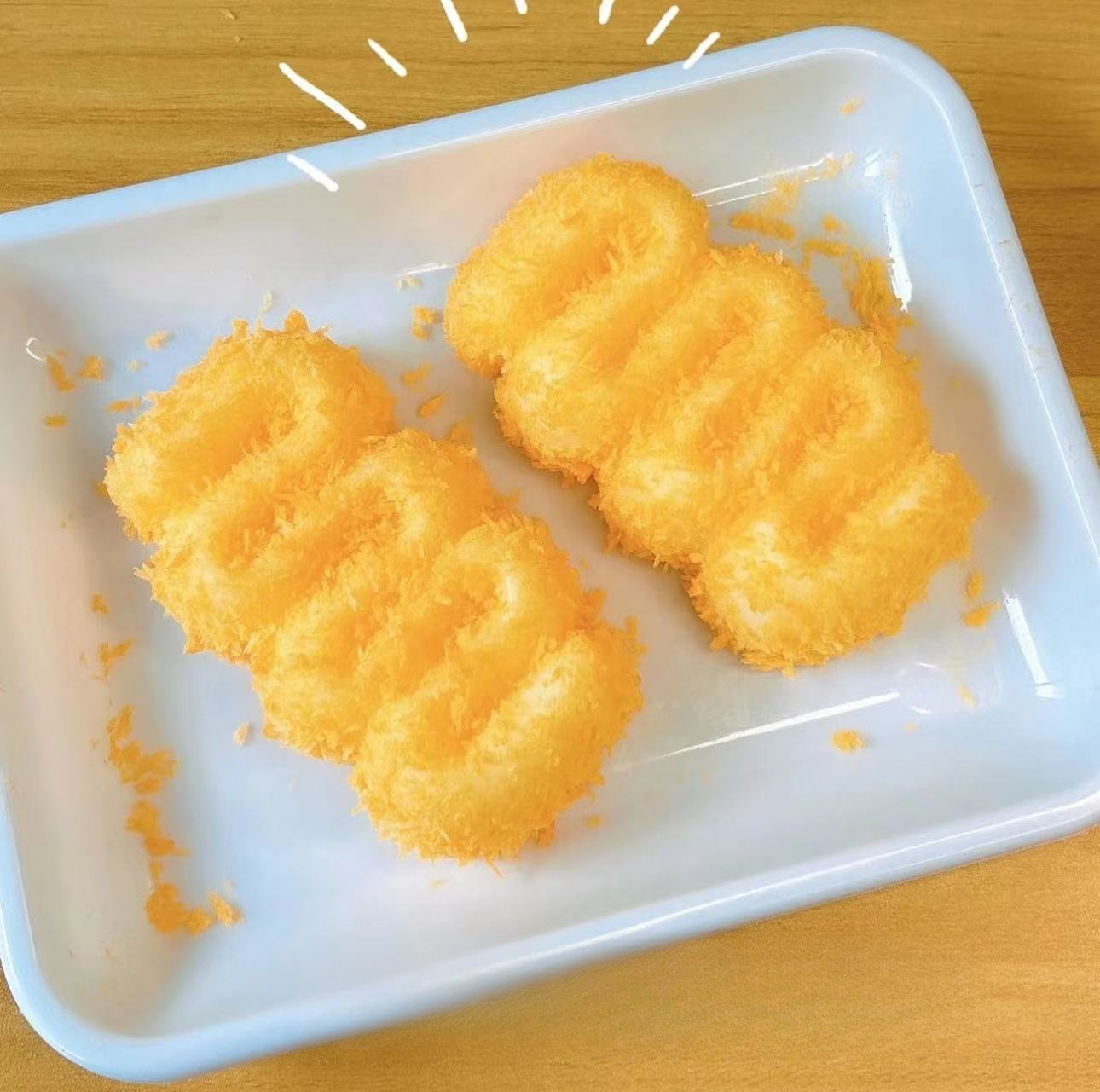 スクイーズ・もにもに・油で揚げたお菓子・ストレス解消・クリームバー・ココナッツ・楽しい・おもちゃ・squishy・ピンチ|undefined