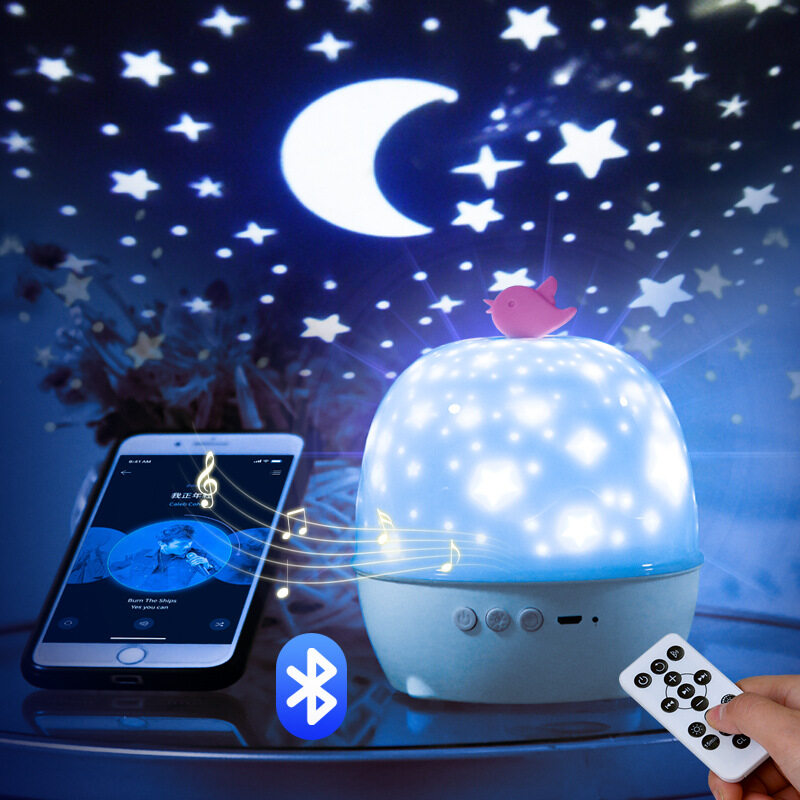 星空投影ライト｜LED・Bluetooth・音楽ボックス・回転・ナイトライト・誕生日・お祝い・ロマンチック・夢のような・ストレス解消・安全感|undefined