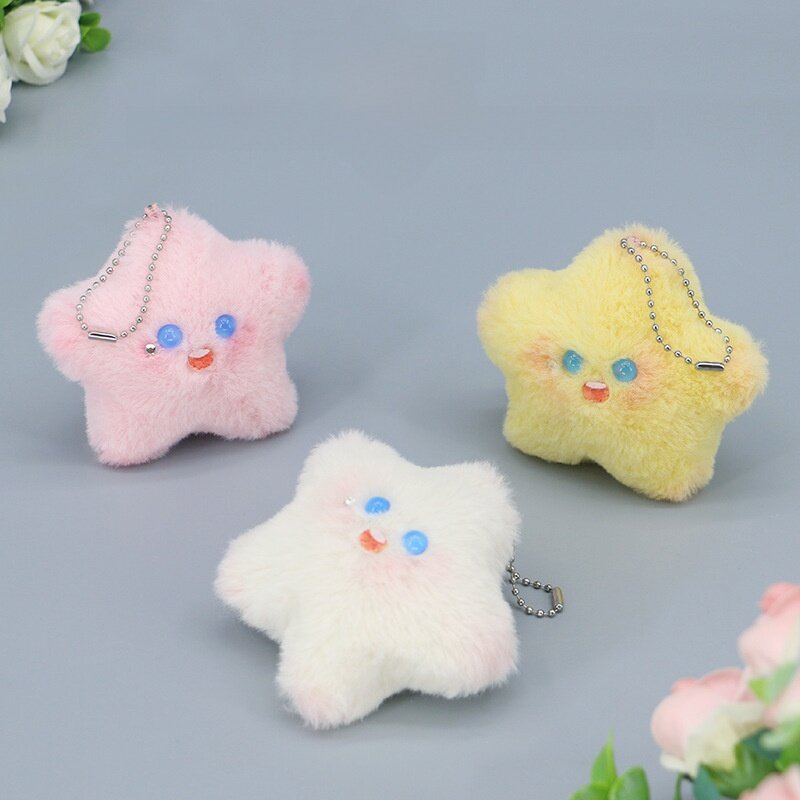 チャーム｜手作り、かわいいぬいぐるみの星、携帯電話チェーン、小さなペンダント、ギフト|undefined