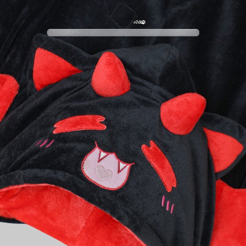 マント｜秋冬用・かわいい・悪魔・猫耳・フリース・厚手・フード付き・保温|undefined