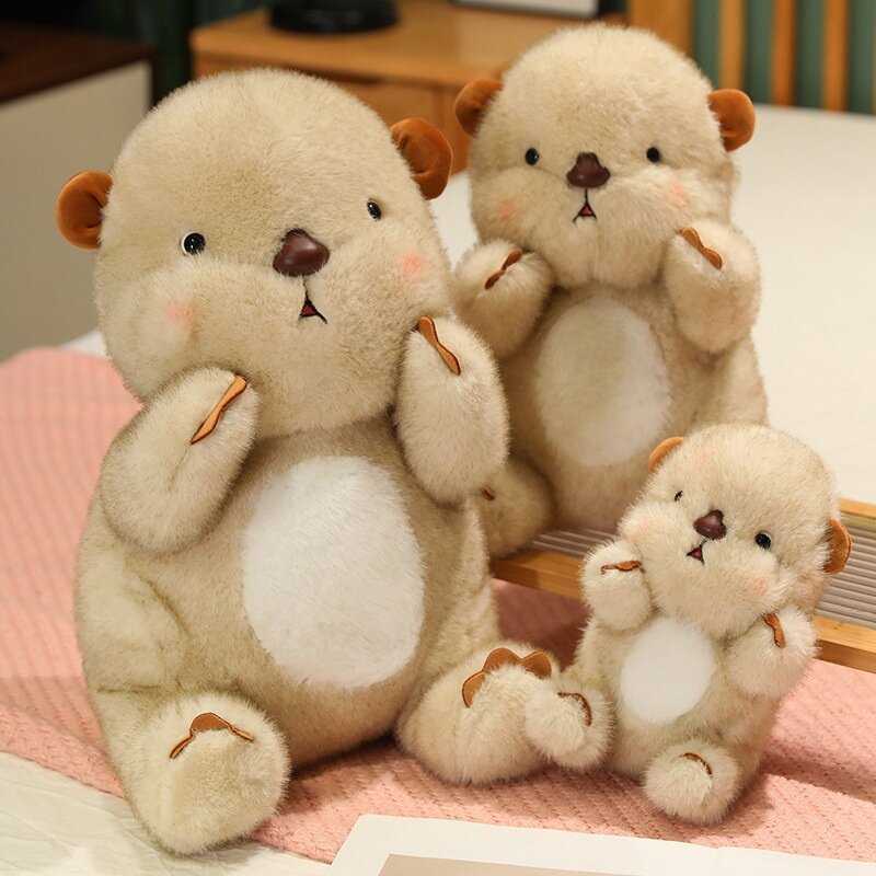 ぬいぐるみ｜かわいい・海獺のぬいぐるみ・子供用・安らぎ・ギフト・小さな海獺・毛布・装飾品|undefined