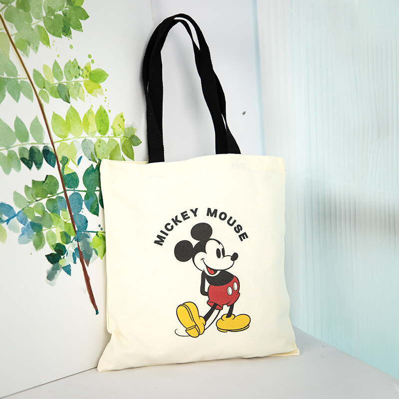 「MESUCA&Disney」キャンバスバッグ｜ミッキー・大容量・シンプル・カジュアル・ショルダーバッグ・新作・カートゥーン・バイカラー・ディズニー正規品|undefined
