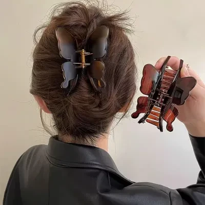 YOOYOOTOWN ヘアアクセサリー｜ヘアクリップ・アクリル・大サイズ・シャーククリップ