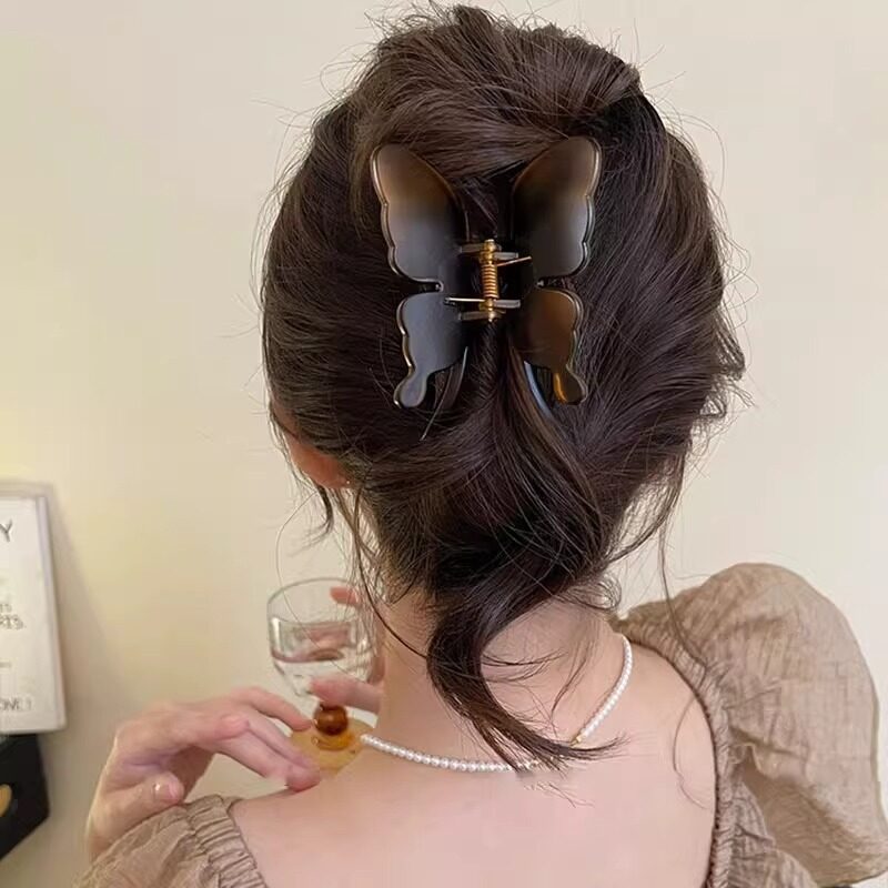 ヘアアクセサリー｜ヘアクリップ・アクリル・大サイズ・シャーククリップ|undefined