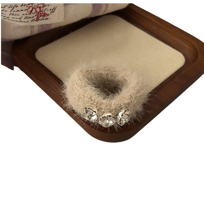 ヘアアクセサリー｜ビンテージ・パール・スワロフスキー・ファー・高弾力・ヘアゴム・ヘアバンド|undefined