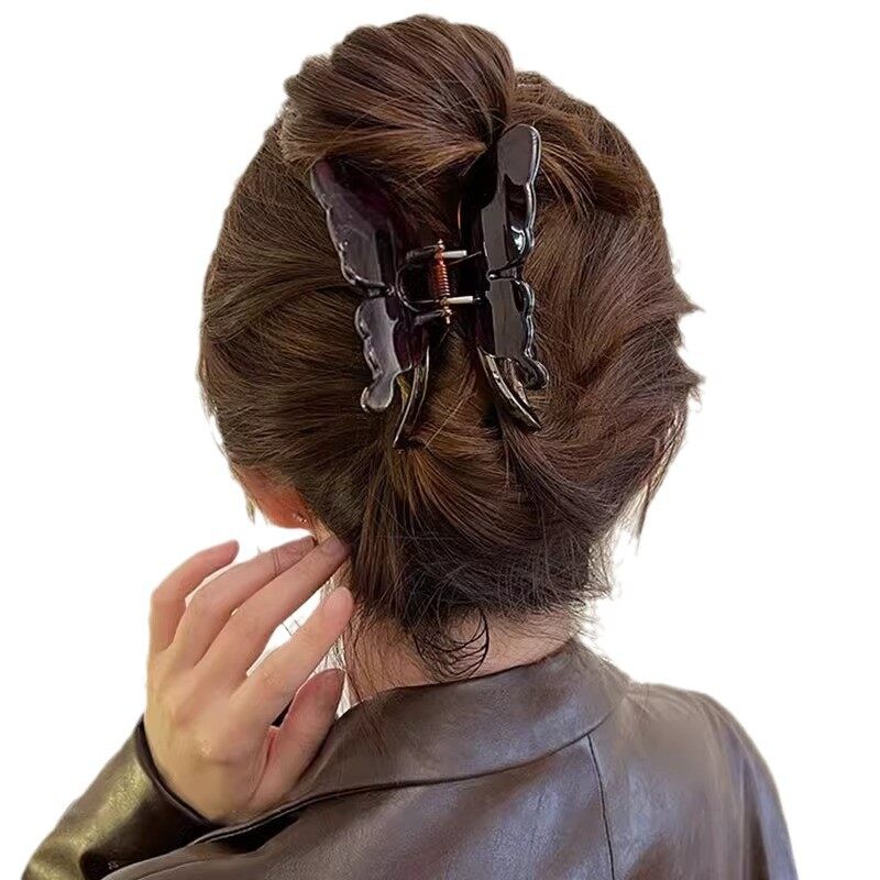 ヘアアクセサリー｜ヘアクリップ・アクリル・大サイズ・シャーククリップ|undefined