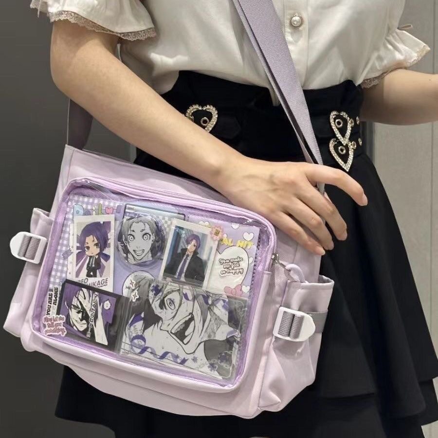 痛バッグ｜トートバッグ・大容量・オタ活・可愛い・実用性・ハンドバッグ・透明・ショルダー|undefined
