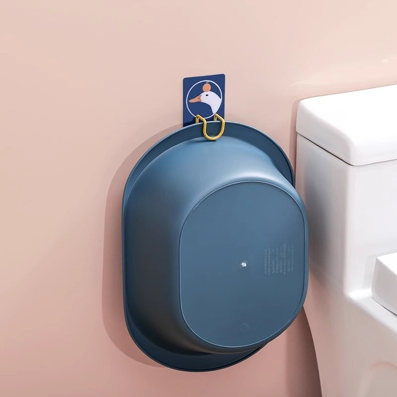 洗面器収納ラック｜フック・バスルーム・トイレ用・壁掛け・穴あけ不要・多機能・収納棚・洗面器スタンド|undefined