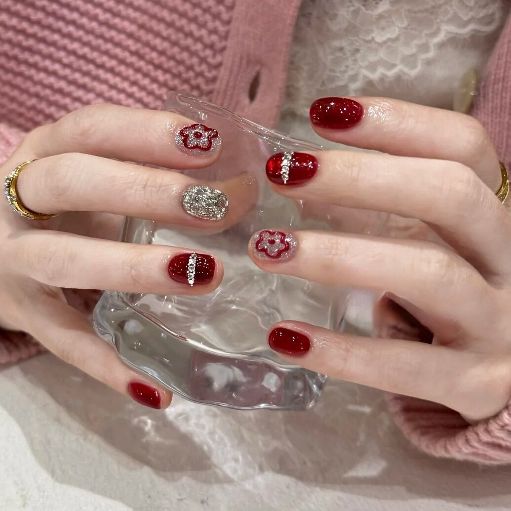 ネイルパーツ 7xx 楽天市場】ネイルパーツ ラグジュアリービッグVカットパーツ 全2