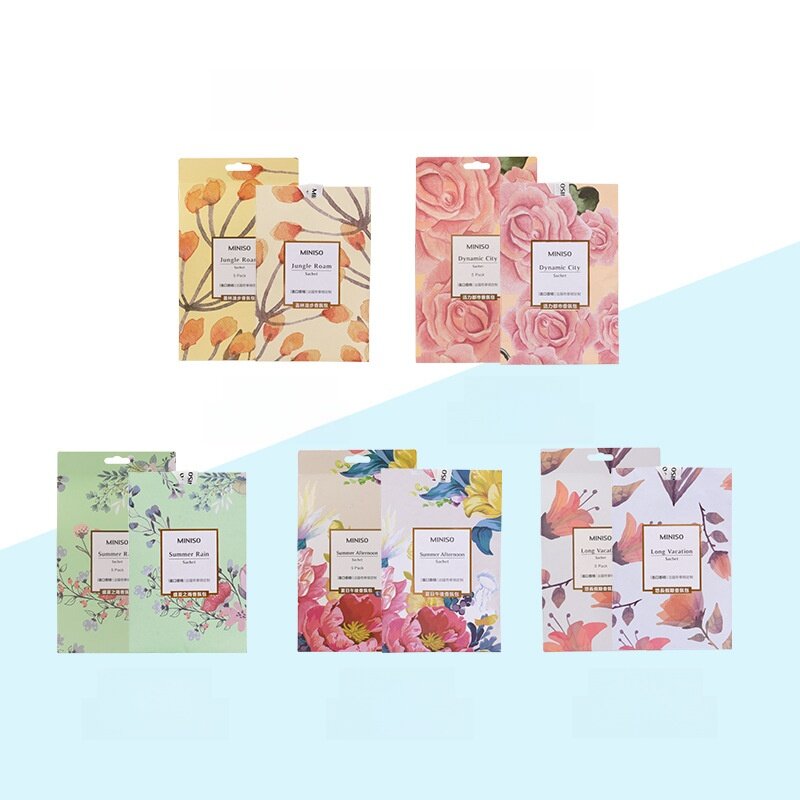 【5枚入】MINISO 消臭剤｜ヨーロッパ風・香り袋・衣類用・消臭・アロマ・清新・寝室・部屋用|undefined