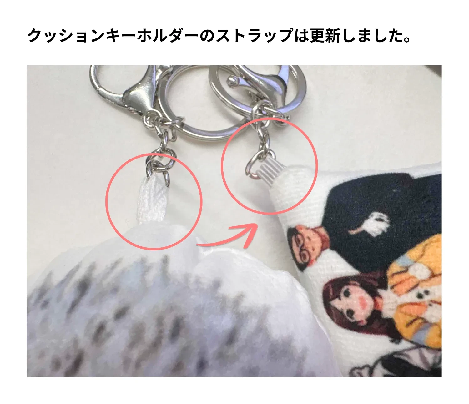 ミニクッションキーホルダー【音声出すスタイルを追加 ミニクッションキーホルダー【音声出すスタイルを追加