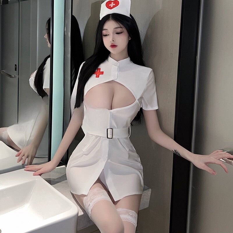 セクシーランジェリー｜コスプレ・ナース・情熱・レース・ルーズ・ユニフォーム・パジャマ・アダルト|undefined