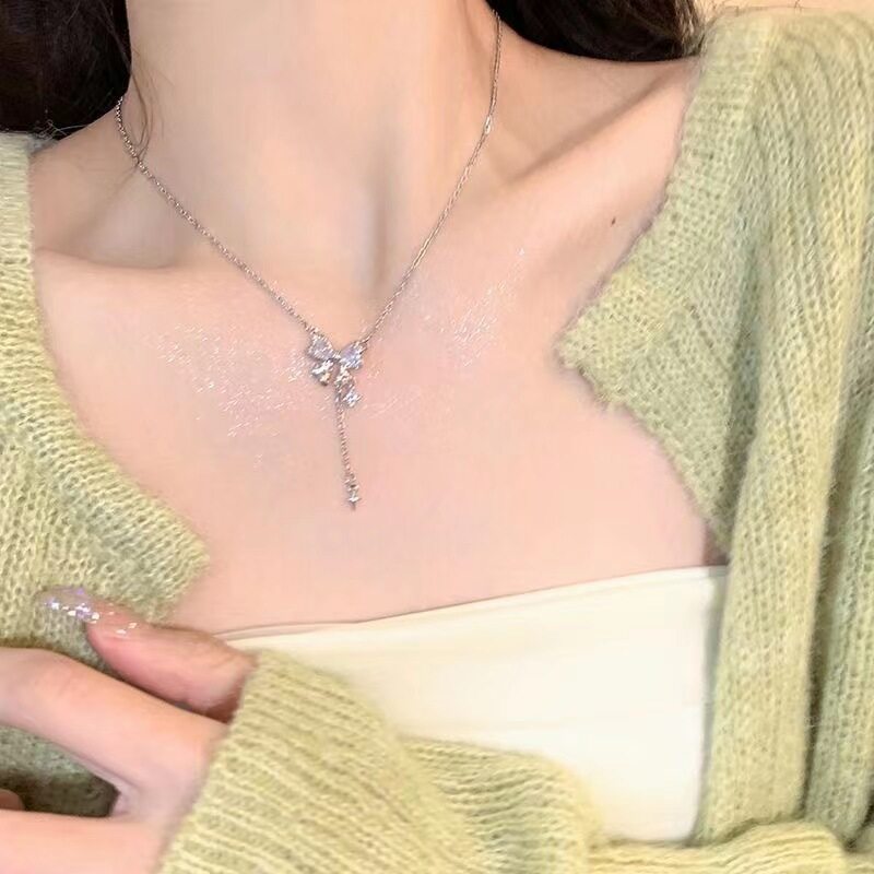 ネックレス｜アクセサリー・きれいめ・人気・シンプル・シルバー・蝶モチーフ|undefined