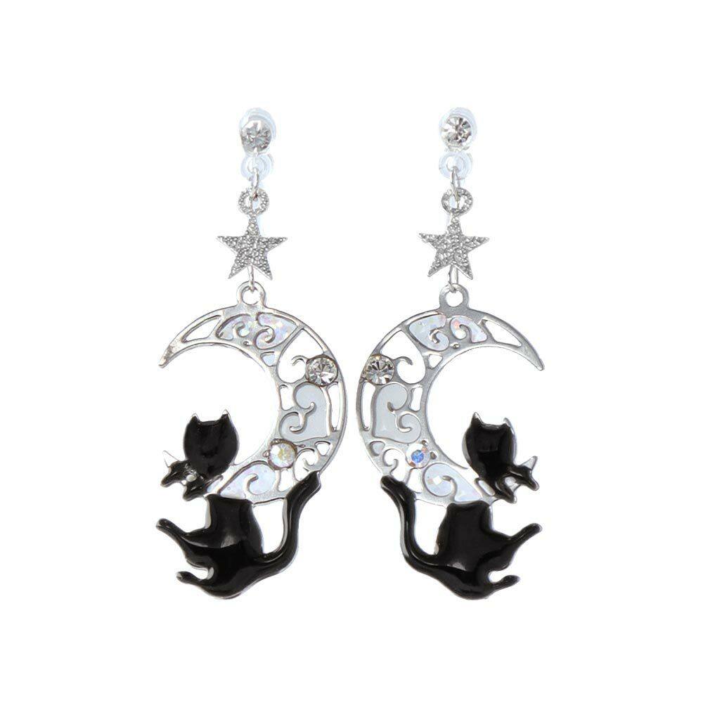 ピアス｜アクセサリー・デザイン感・シンメトリー・月・可愛い・キャッチャー|undefined