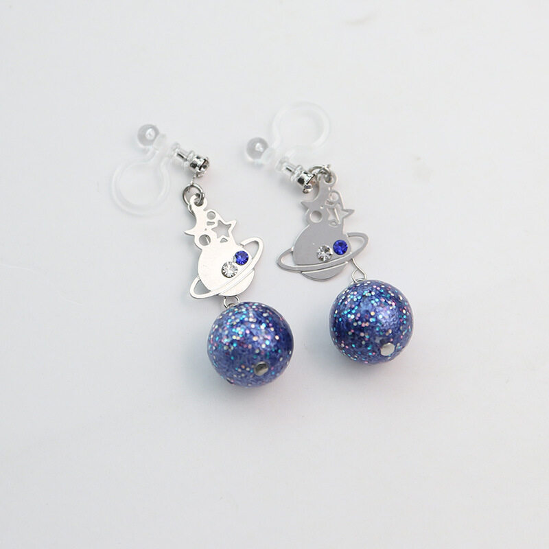 ピアス｜イヤリング・アクセサリー・人気・星デザイン・S925シルバー・クリップタイプ・キラキラ|undefined