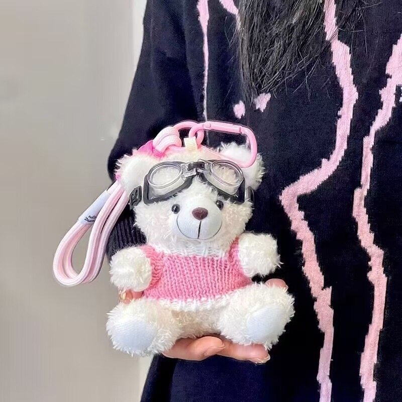 ぬいぐるみ｜フライングベア・カップル用・バッグチャーム・かわいい・クマ・キーホルダー|undefined