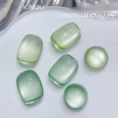 Orange.Nail 【1個】ネイルジェル｜ライト必要・青りんご・キャットアイ・ネイルポリッシュ・新作・トレンド・白く見える・超光沢
