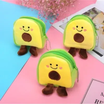 光速上架测试店 カードケース｜アボカド・フルーツ型・コインケース・ポーチ・データケーブル・学生証収納・キーホルダー・かわいい