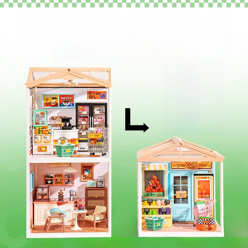 DIY小屋模型・積み木｜立体パズル・子供向け・知育玩具・ギフト・楽しい|undefined