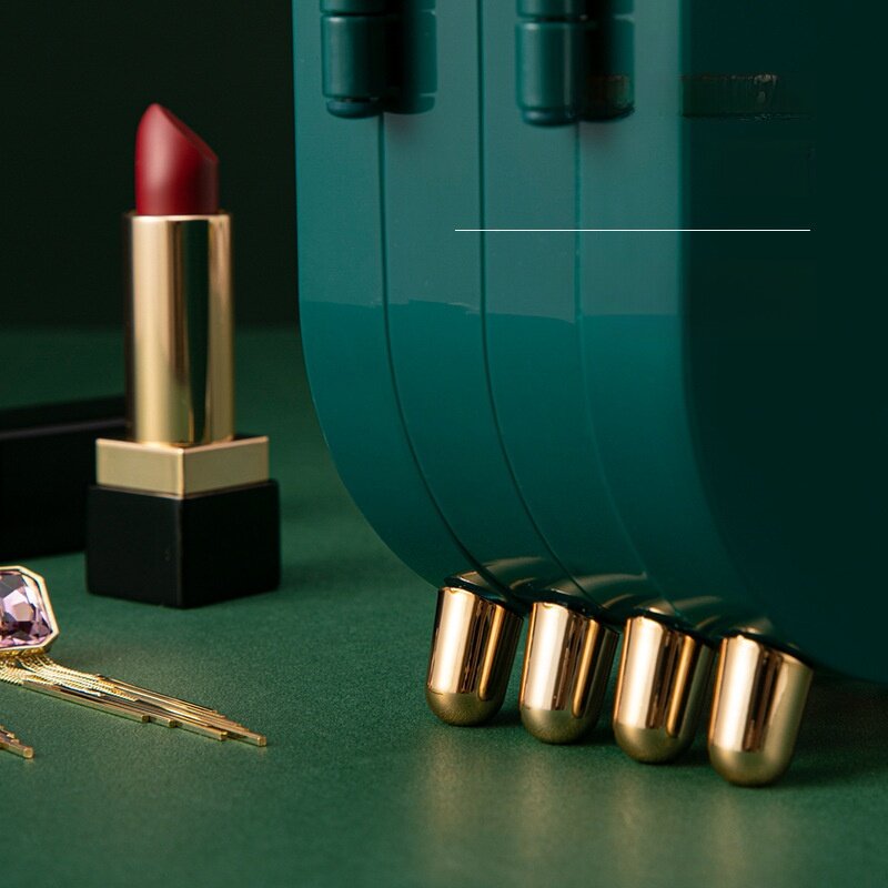 ジュエリーボックス｜イヤリング・ピアス・ネックレス・アクセサリー収納・折りたたみ・ポータブル・多機能・家庭用|undefined