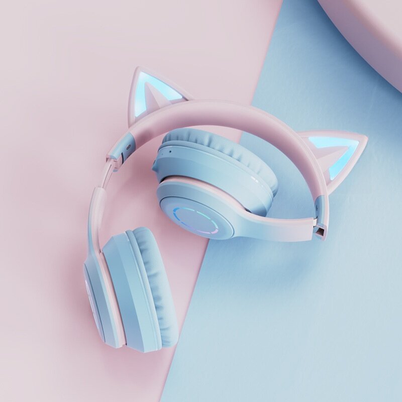 Bluetoothヘットフォン｜猫耳・発光・ゲーミング・ワイヤレス・新モデル・リアルタイム・おしゃれ|undefined