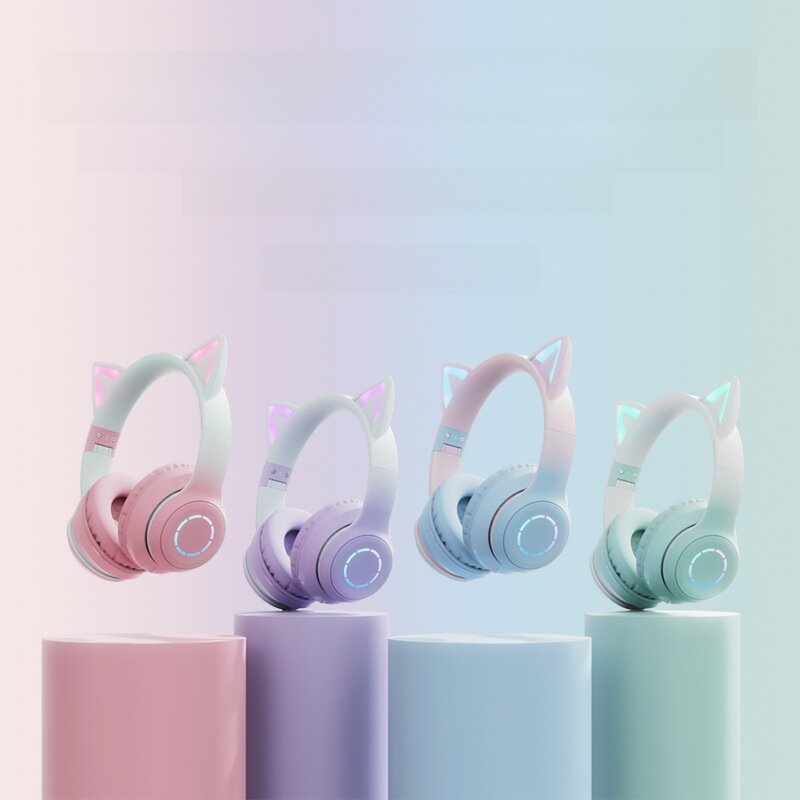 Bluetoothヘットフォン｜猫耳・発光・ゲーミング・ワイヤレス・新モデル・リアルタイム・おしゃれ|undefined