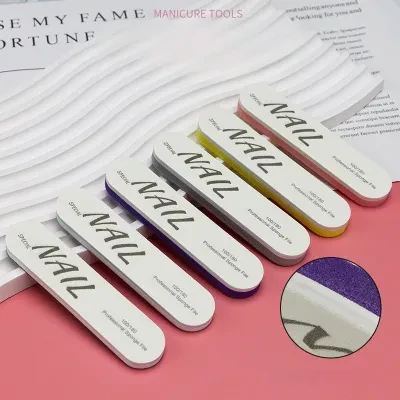 ライフコレクション 爪やすり｜短め・ストレート・高品質・2in1・ネイル専用・ファイル・ネイル整形・研磨ツール・スポンジファイル
