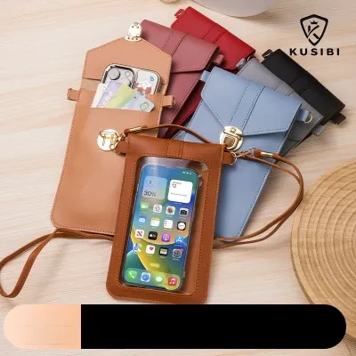 スマホポーチ｜薄型・ロック付き・斜め掛け・タッチスクリーン対応・財布・レトロ・学生向け・コーディネートしやすい・小銭入れ