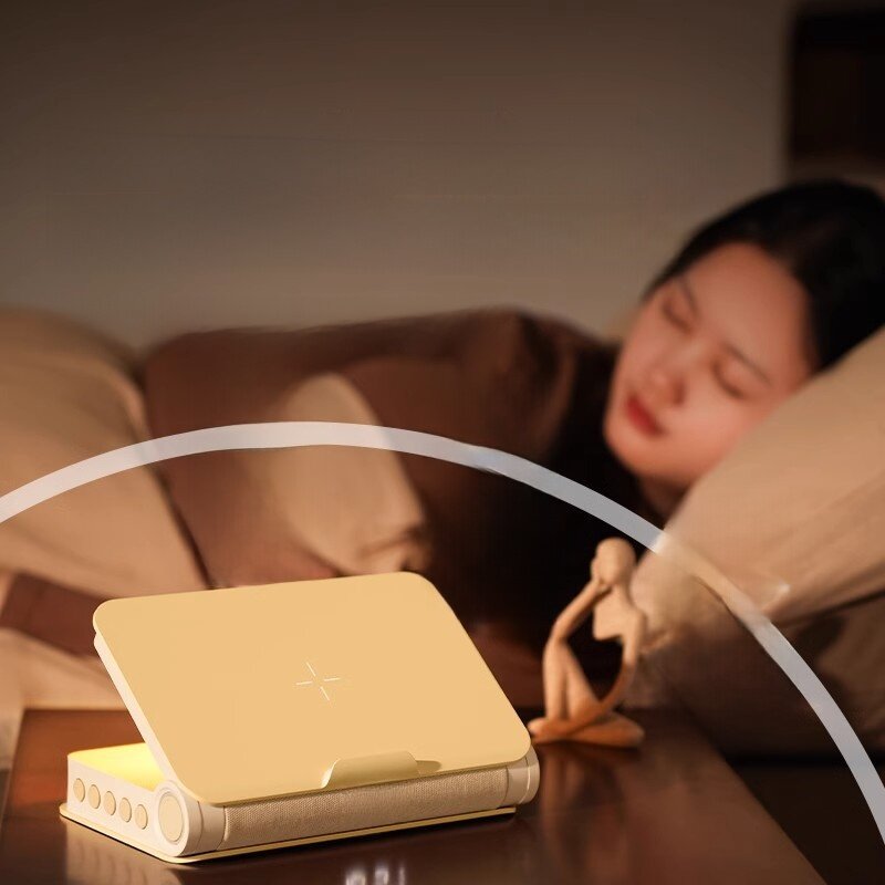 ブックライト｜Bluetoothスピーカー・ナイトライト・目覚まし時計・無線充電・ギフト・快適な睡眠・光で目覚める|undefined