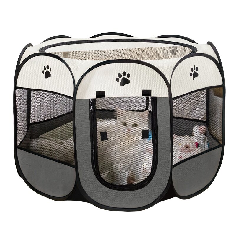 ペット用テント｜猫用産室・猫犬用・テント・八角形ケージ・フェンス・通気性|undefined