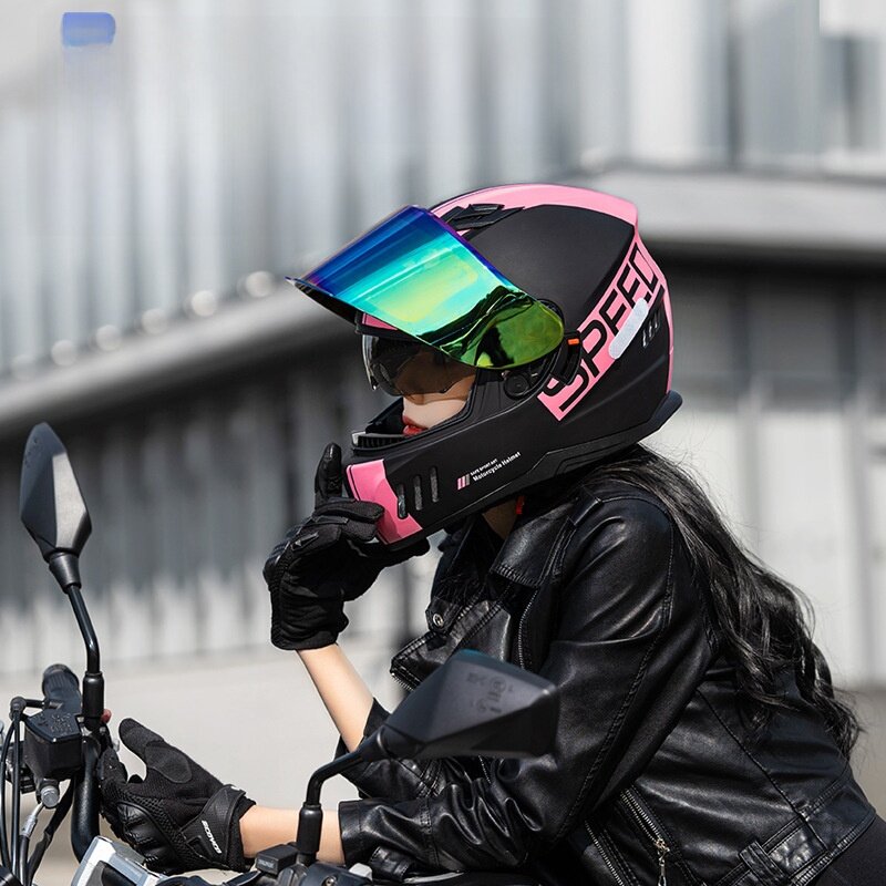 中国3C認証・バイク用ヘルメット｜ダブルレンズ・ライディング・オートバイ・四季対応・電動バイク用・Bluetooth対応|undefined