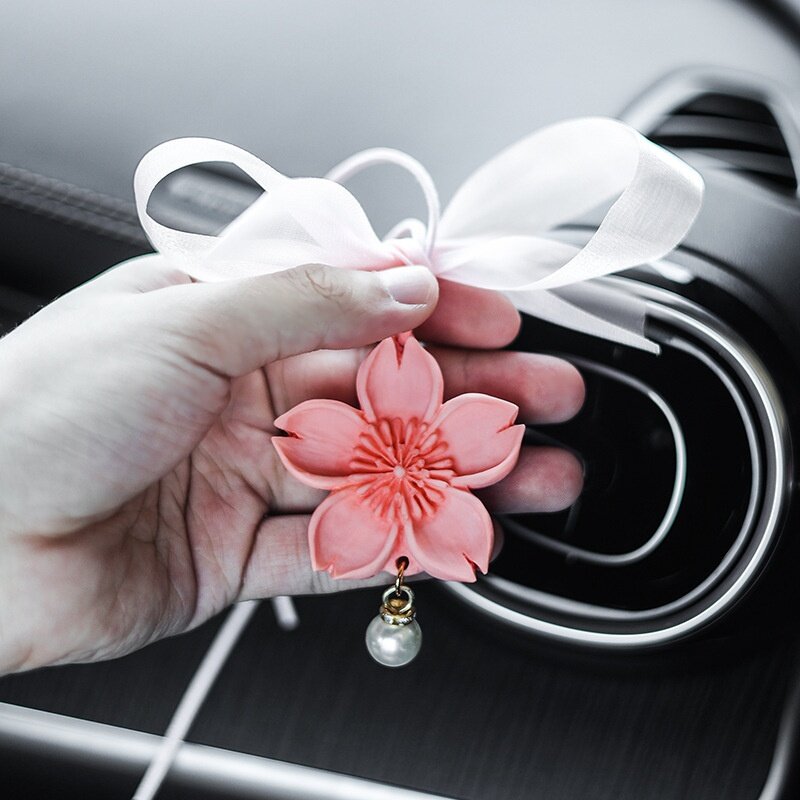 桜の香り・石膏製・香りのサシェ｜車用・家庭用・クローゼット用・新年の贈り物・空気清浄・インテリア小物|undefined