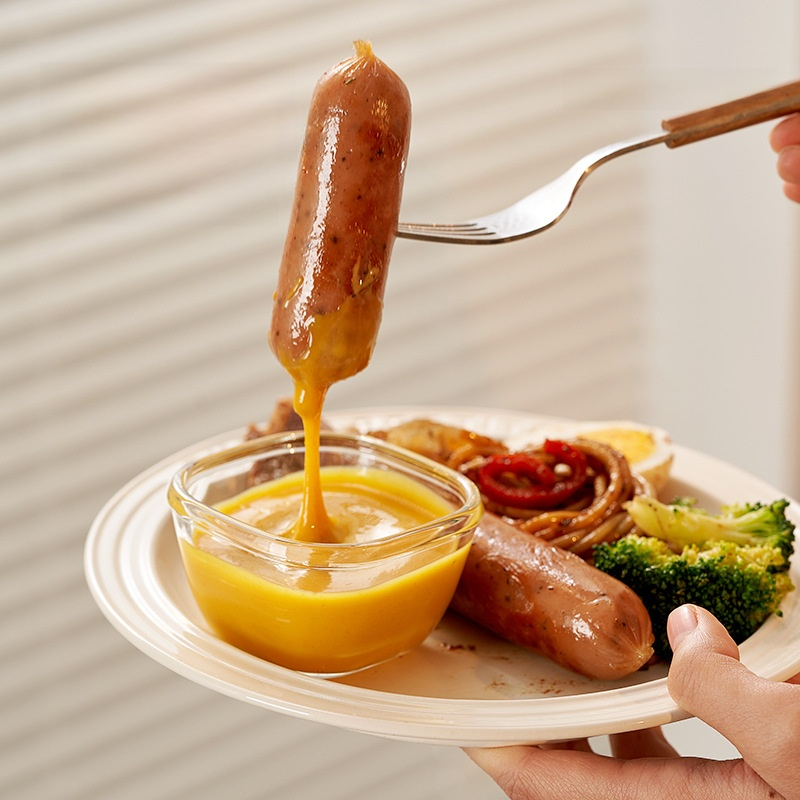 ソース皿｜ガラス・ディップ皿・家庭用・蓋付き・わさび・醤油・酢・漬物・和食|undefined