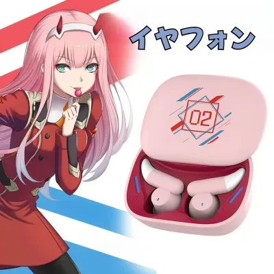 イヤフォン｜ワイヤレス・Bluetooth・インイヤータイプ・アニメ・ゲーム・ノイズキャンセリング・音声エッグ・二次元・カジュアル・ダーリンインザフランキス