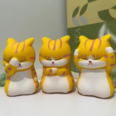 顔を隠す猫・ストレス解消｜PU素材・スローバウンス・おもちゃ・かわいい・カートゥーン・発散おもちゃ・人気商品