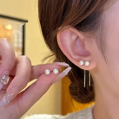 パールピアス｜S925シルバー・レディース・ファッション・カジュアル・華奢・シンプル