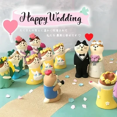 猫の冷蔵庫マグネット｜Zakka・結婚祝い・恋人へのギフト・盆栽・ケーキ・車内装飾・樹脂工芸品・置物・かわいい
