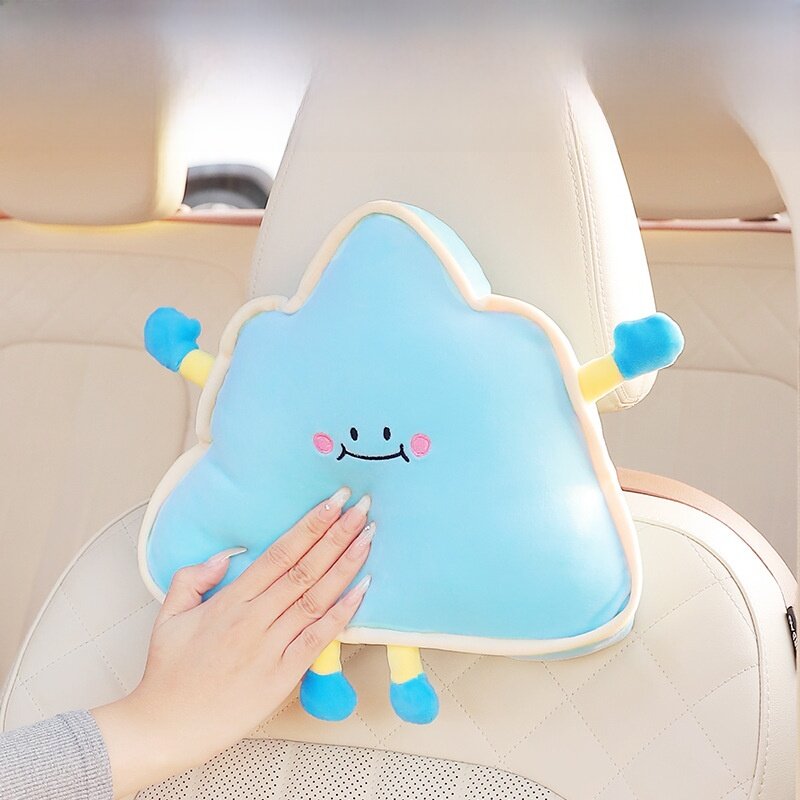 カーシート・ヘッドレスト・抱き枕｜カートゥーン・ネックピロー・後部座席用・かわいい・フワフワ・クッション|undefined