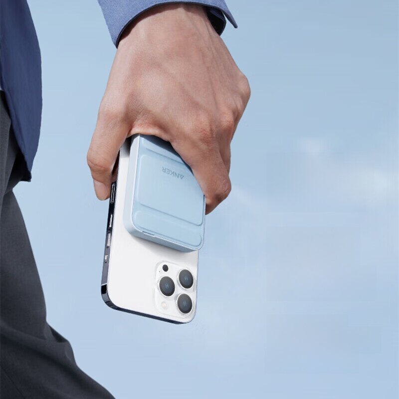 【Anker】｜マグネット充電器・モバイルバッテリー・5000mAh・ワイヤレス充電・スタンド|undefined