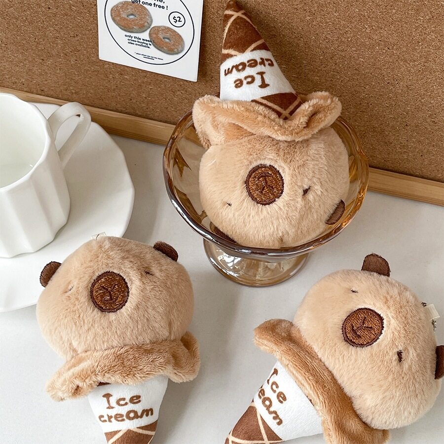 キーホルダー｜かわいい・スイーツコーン・カピバラ・ぬいぐるみ・おもちゃ・バックパック・マスコット・かわいいデザイン|undefined