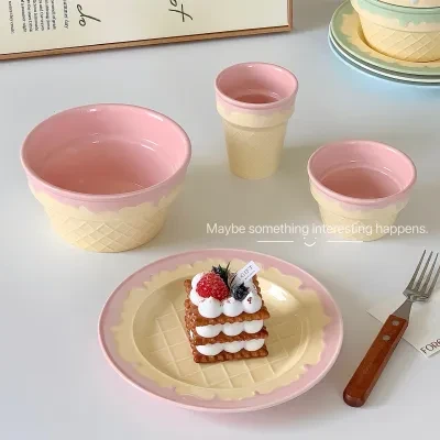 ヨーグルトボウル｜食洗い機適応・電子レンジ対応・高級感・デザート・オートミールボウル・アイスクリームボウル・家庭用・かわいい