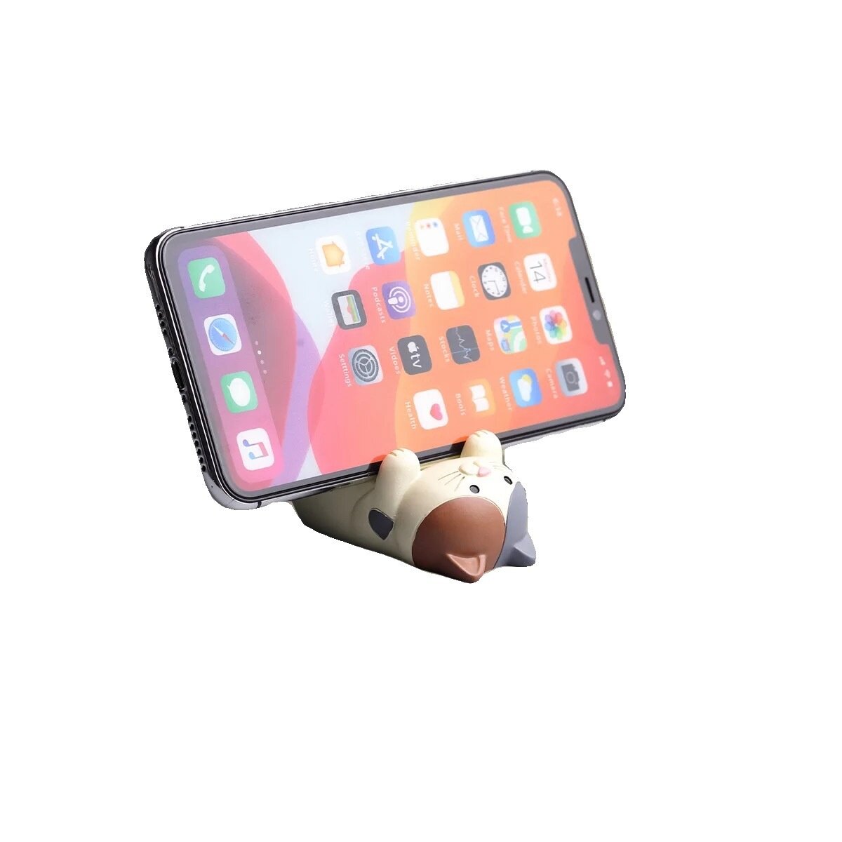 スマホホルダー｜雑貨・インスタ風・メガネスタンド・猫型ペン立て・クリップ収納・オフィス文具・小物飾り・かわいい・便利|undefined