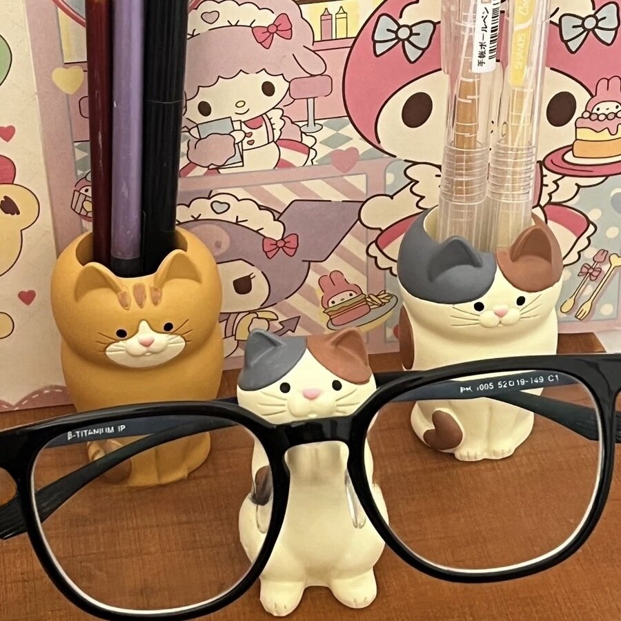 スマホホルダー｜雑貨・インスタ風・メガネスタンド・猫型ペン立て・クリップ収納・オフィス文具・小物飾り・かわいい・便利|undefined