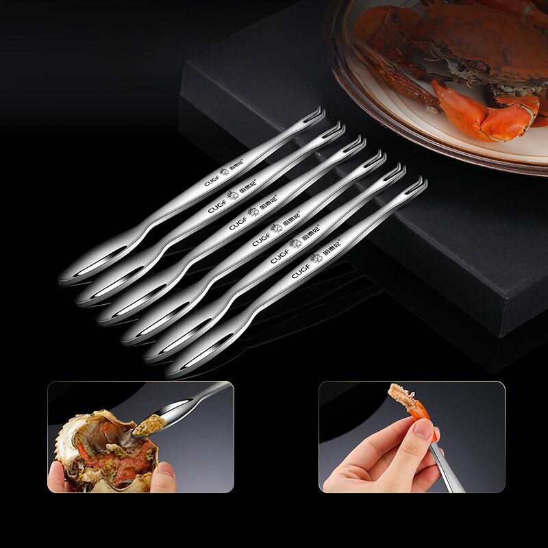 カニばさみ｜304ステンレス製・カニ用ツール8点セット・家庭用・カニクリッパー・カニ剥き器・食事用|undefined