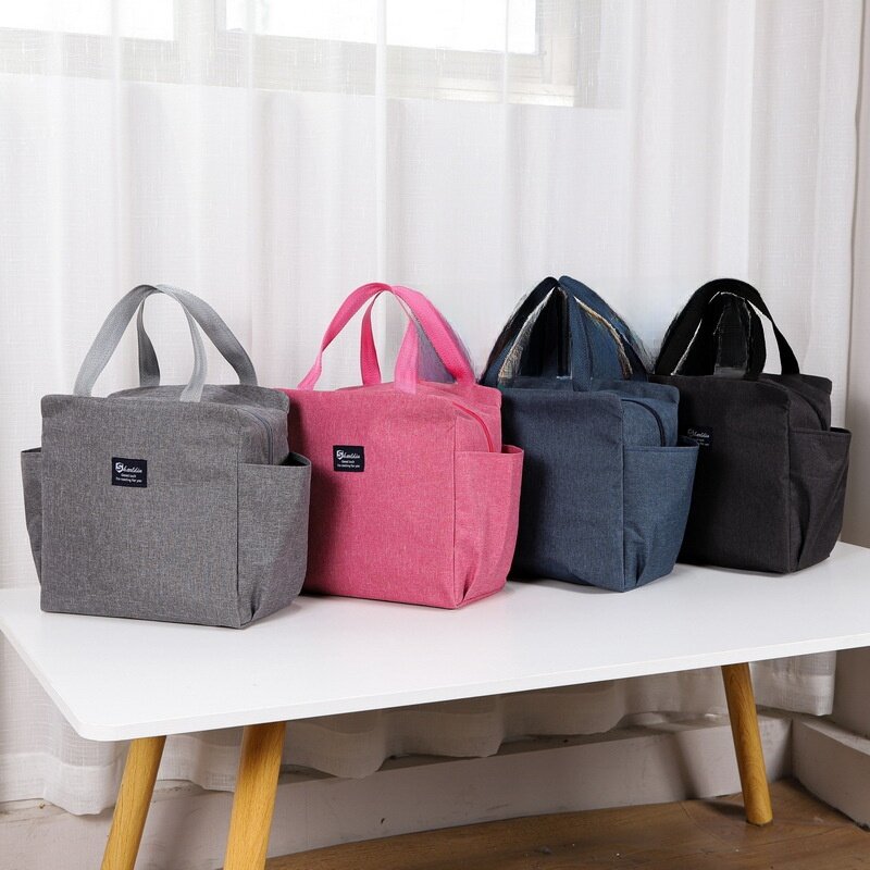 お弁当バッグ｜アルミ箔・厚手・ランチバッグ・ダブルポケット・防水・保温・人気商品|undefined