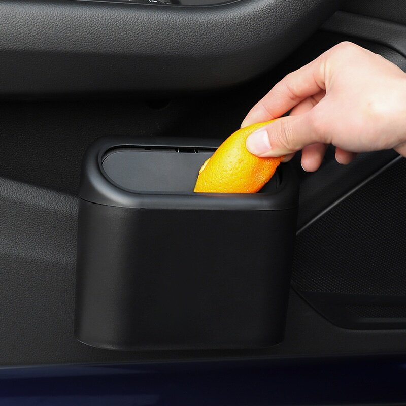 車載収納ボックス｜ゴミ箱・ドアサイド・取り付け式・蓋付き・ミニ収納バッグ・車用・多機能・シートバック収納ボックス|undefined