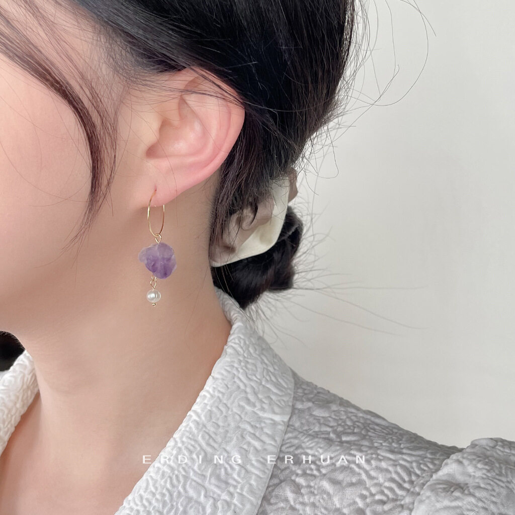 ピアス｜クリスタル・アシンメトリー・ハンドメイド・ファッション・レディース・カジュアル|undefined