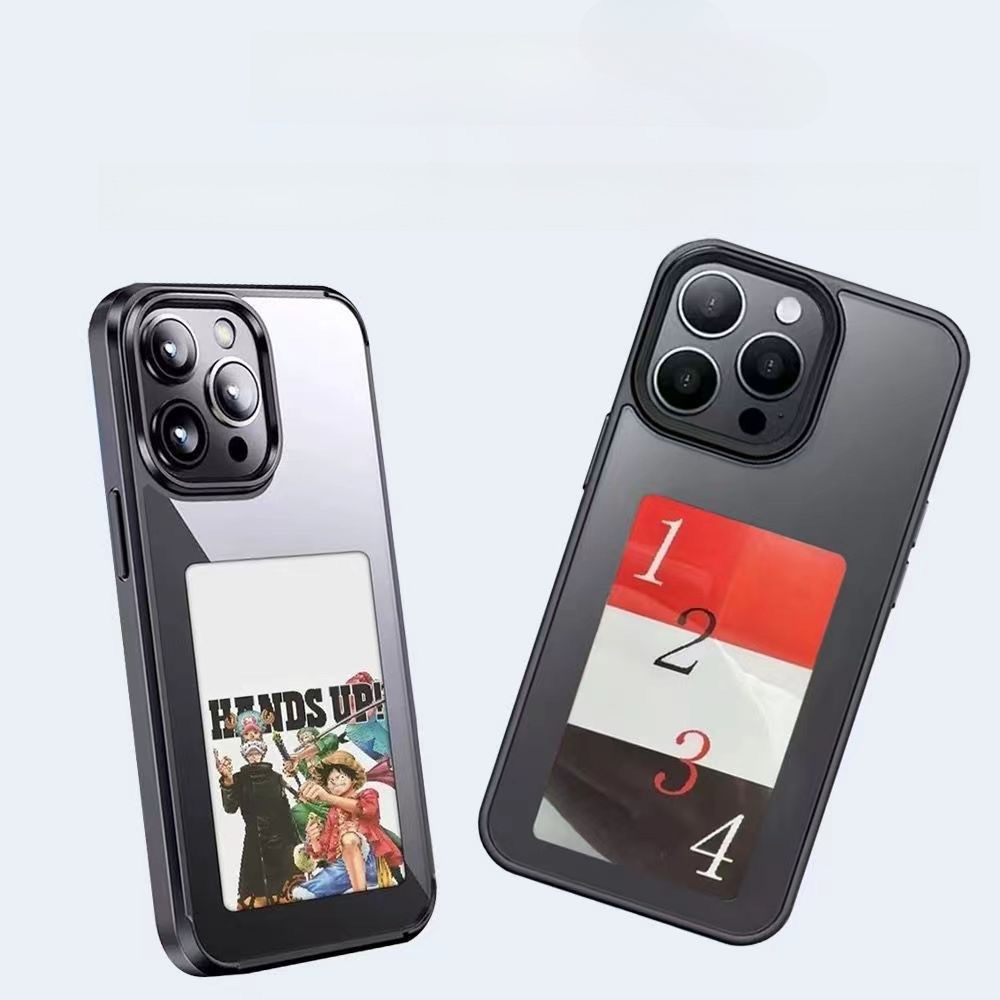 スマートフォンケース｜NFC対応・4色・DIY・電子インク・スマート・フォンケース・iPhone13〜16対応・投影機能付き|undefined