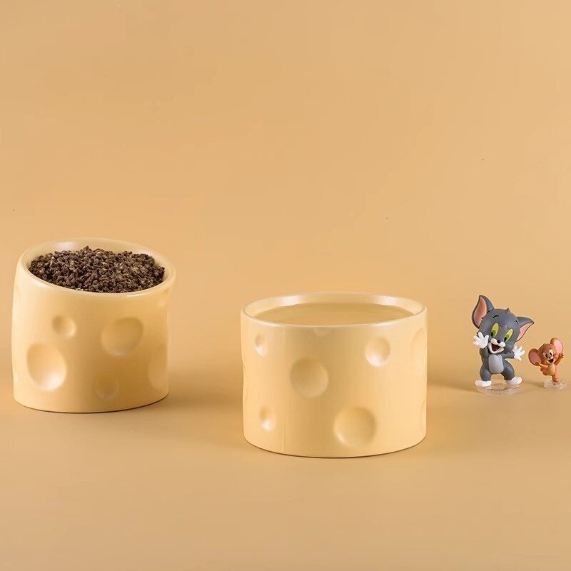 ペット用ボウル｜セラミック・猫用食器・高脚・傾斜付き・大口径・犬用食器・飲みやすい・食べやすい・首に優しい・おしゃれ|undefined