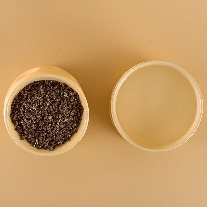 ペット用ボウル｜セラミック・猫用食器・高脚・傾斜付き・大口径・犬用食器・飲みやすい・食べやすい・首に優しい・おしゃれ|undefined